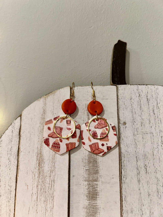 Clay Fall earrings