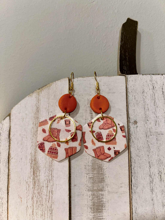 Clay Fall earrings