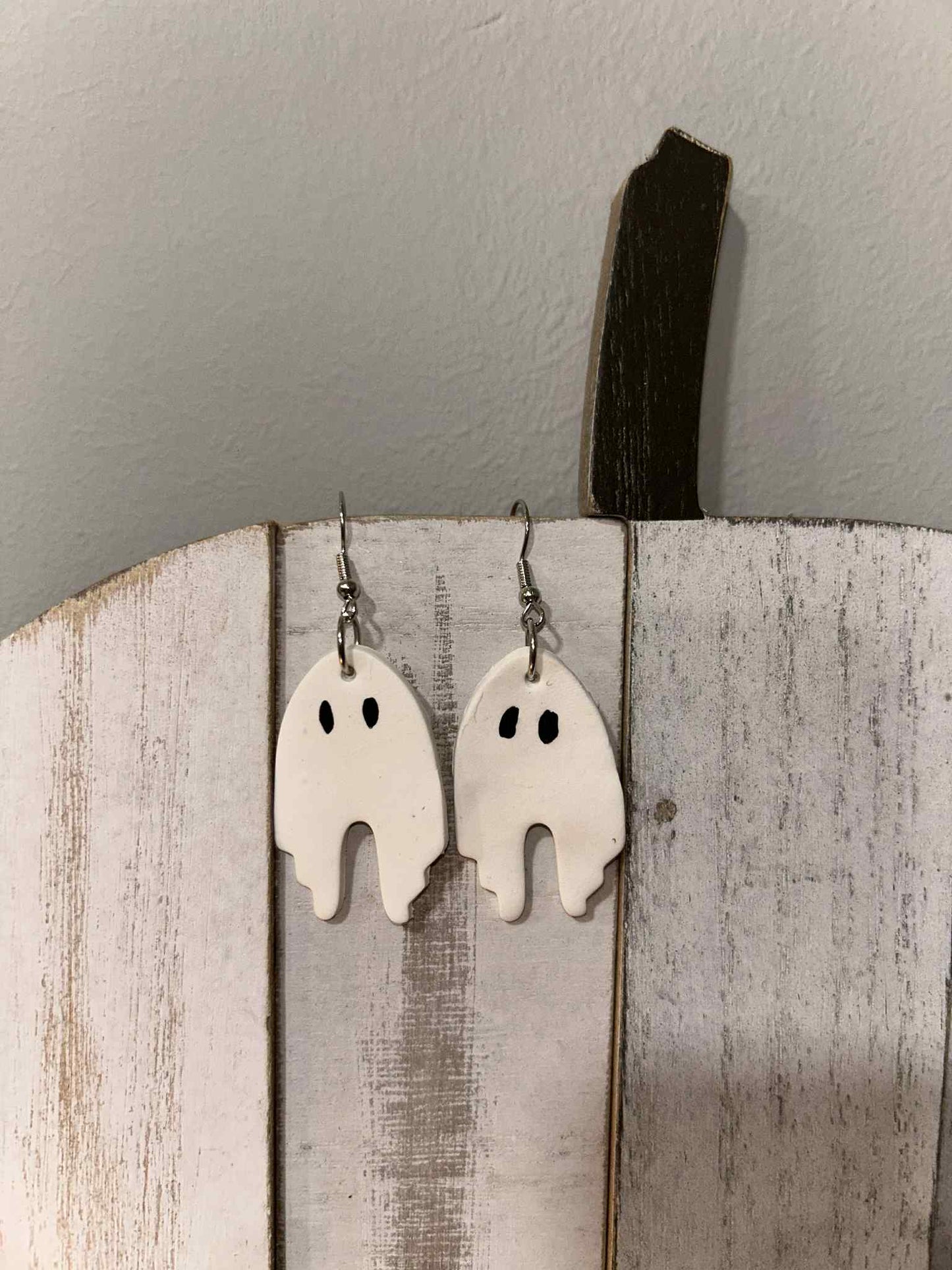 White Ghost earring