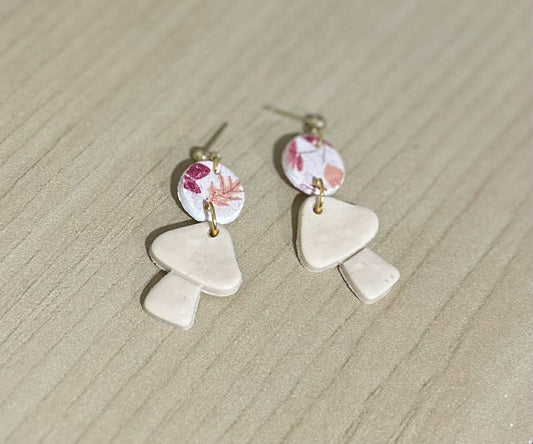 Clay Mushroom earrings